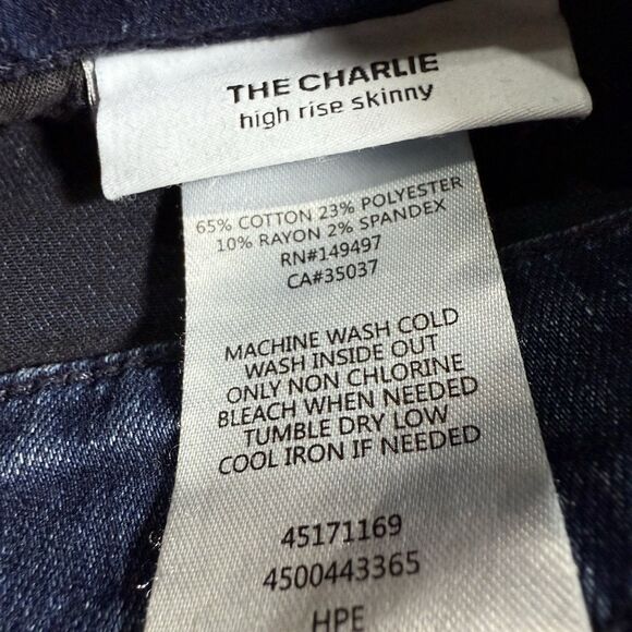 Joes The Charlie High Rise Skinny Jeans Womens 28 Blue Denim - Picture 4 of 6